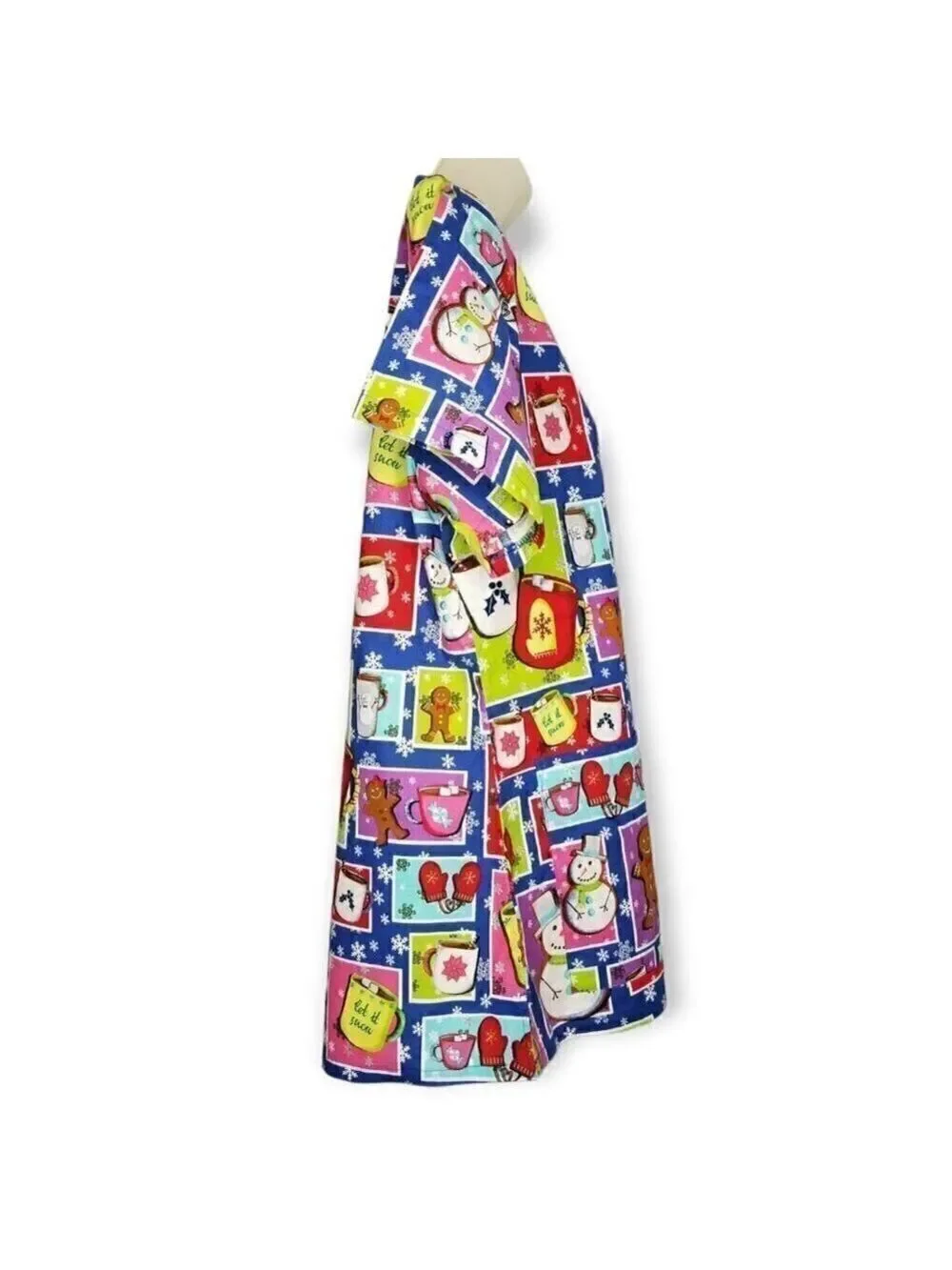 Snowman Gingerbread Scrub Top - Picture 4 of 13